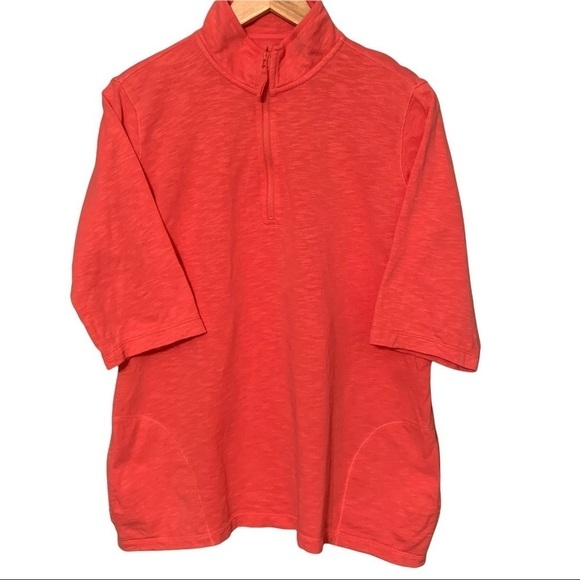 Orvis Tops - Orvis 3/4 zip top size Large
